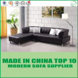 Modern Bamboo Living Room Office Furniture Leather Sofa