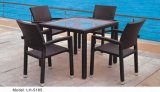 Outdoor Restaurant Rattan Furniture Set (LH-5185)