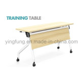 Metal Legs Folding Table with Wooden Top (YF-T011)