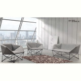 Modern Silla Chair Metal Fabric Sofa Office Furniture