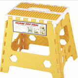 Outdoor Non-Slip Plastic Folding Step Stool with Ce Approved