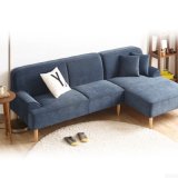 Nordic Style Living Room Corner Fabric Sofa