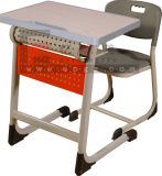Durable Cheap Single Wooden Child Study Classroom School Chair and Table
