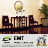 Special Wooden Style Flower-Stand Hotel Console Table with Chair (EMT-CA24)