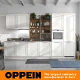 360cm Width White Thermofoil Finish Standard Kitchen Cabinet (OP17-PP02)