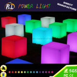 Glowing Color Changing Illuminated Outdoor Furniture Seat LED Cube
