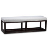 Plain Design Bedroom Sofa Fabric Upholstery Covered Bed End Bench Bed Stools