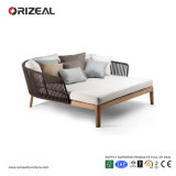 Outdoor Teak Wooden Daybed with Braid Oz-Or075