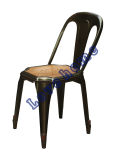 Classic Industrial Armand Plywood Dining Metal Restaurant Coffee Garden Chair