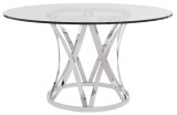 Round Beautuful Stainless Steel Dining Table