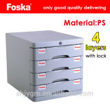 Foska Popular PS 4 Layers File Cabinet with Lock