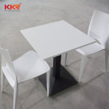 Modern Restaurant Artificial Stone White Square Table