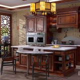 Kitchen Furniture Luxury Oak Solid Wood Kitchen Cabinet