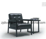 Modern Italian Style Wooden Leather Seat Leisure Chair (D-67)
