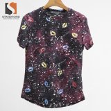 Factory Wholesale Brand High End Men's Burn out Fashion T-Shirt with Custom Label