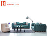 Modenr Green Color Mini Fabric Loveseat Sofa Set for Drawing Room
