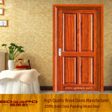 MDF Veneer Single Leaf Wooden Swing Door (GSP6-013)