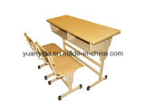 High Quality School Wooden Classroom Student Desk and Chair