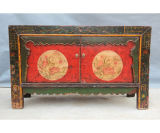 Chinese Antique Furniture Old Wooden Painted Cabinet Lwb829