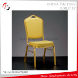 Chinese Style Yellow Festival Fabric Inexpensive Hot Sale Hotel Chair (BC-217)