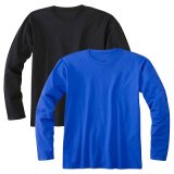 Long Sleeve Plain Cotton Tshirt Wholesale Customize Print Fashion Logo T-Shirt