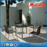 Outdoor Dining Set Stainless Steel Dining Table and Chair Sets