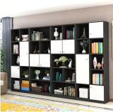 Modern Design Panel Furniture Large Free Combination Bookcase Cabinet