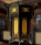 Antique Chinese Wooden Carved Lantern Hf080-75