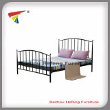 King Size Metal Double Bed for Home Furniture (HF030)