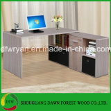 Large Corner Computer Desk with Storage Cabinet/Drawer Oak Finish