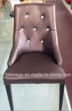 Luxury Leather Restaurant Dining Button Tufted Chair Foh-LC-16