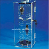 Clear Glass Acrylic Watch Display Cabinet