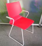 High Quality Stackable Steel Plastic Multi-Color Dining Chair