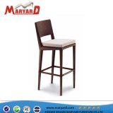 Competitive Dining Bar Chair and Cafe Party Bar Chair with Teakwood/Aluminum/Stainless Steel