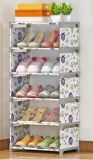 Complete in Specifications Non-Woven Shoes Cabinet Assemble Fabric Wardrobe