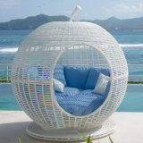 Spherical Dome Sunshine Lounge Beach Circular Garden Furniture Rattan Sun Daybed T579