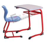 Wooden Desk with Plastic Chair for School Classroom Furniture