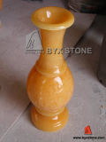 Honey Onyx Flower Vase for Home Decoration