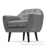 New Design Hotel Bedroom Fabric Sofa Chair (1seater)