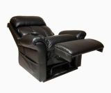 up and Down Leather White Massage Recliner Lift Sectional Sofa