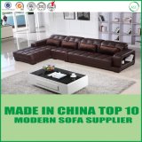 Luxury Home Furniture Leather Modern Sofa with Adjustable Headrest