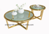 Round New Design Tempering Glass Table