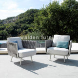 Walden New Product Garden Braided Chair Set Aluminium Balcony Single Lounge Chair