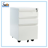 Colorful 3 Drawer Vertical Mobile Filing Cabinet