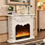Antique Hotel Furniture Heating Electric Fireplace with LED (338)