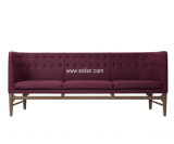 (SD-6006) Modern Hotel Restaurant Office Wooden Leisure Fabric Sofa