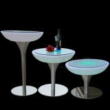 Tough Plastic Table with Stainless Steel Base Durable Plastic Table