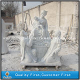 Natural White Marble Carving Sculpture for Garden