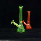 Colorful USA Decoration Beaker Base Glass Pipe Water Smoking Pipe with Custom Design