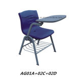 Powerful School Chairs with Tablet PE Chair with Metal Legs